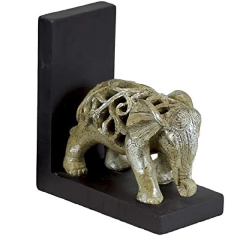 Elephant Book End by Urban Trends Heavy Resin